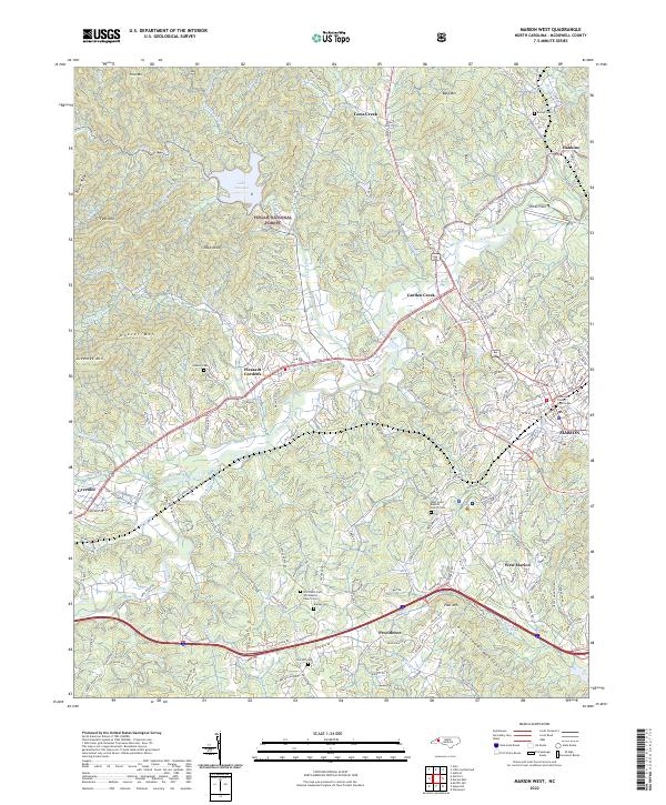 Marion West 2022 topographic map thumbnail
