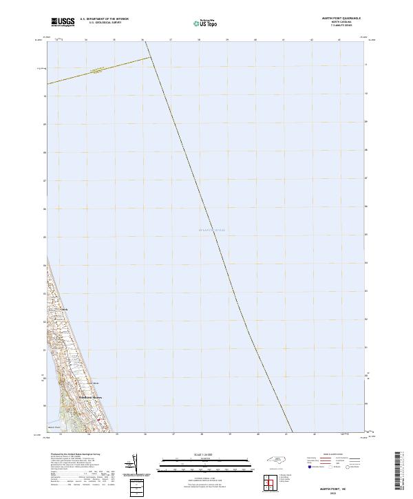 Martin Point 2022 topographic map thumbnail