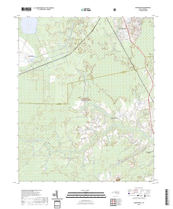 Masontown 2022 topographic map thumbnail