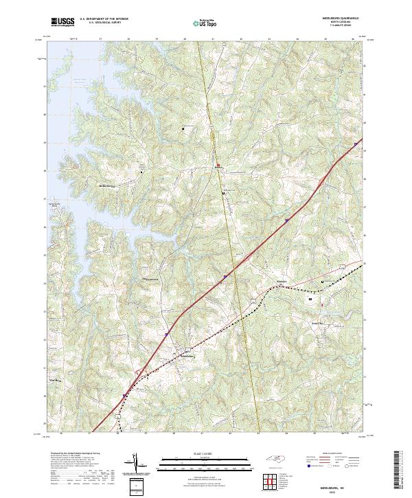 Middleburg 2022 topographic map thumbnail