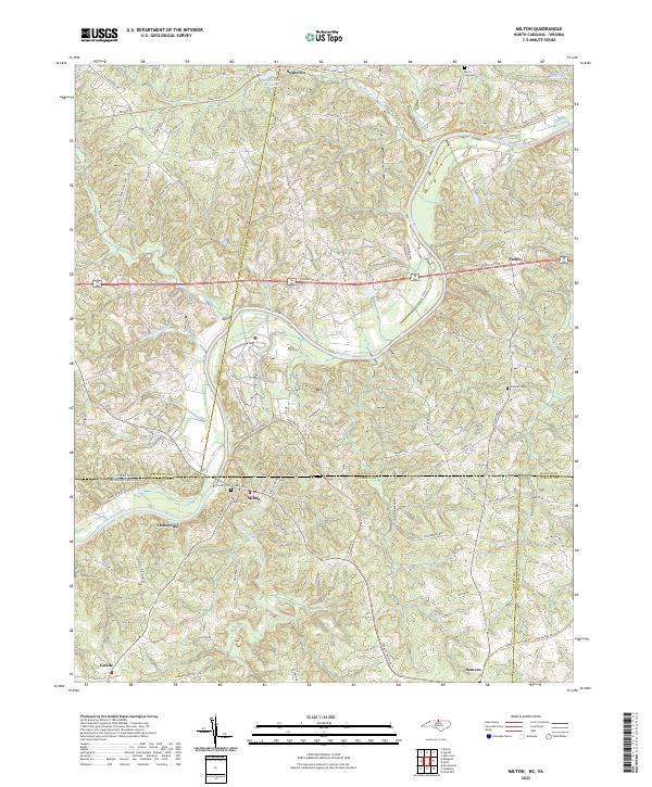 Milton 2022 topographic map thumbnail
