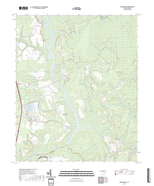 Mooretown 2022 topographic map thumbnail
