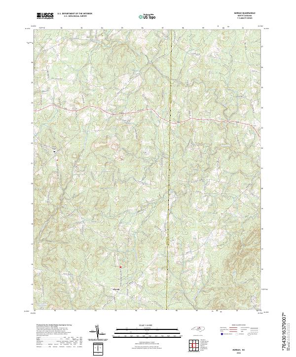 Moriah 2022 topographic map thumbnail