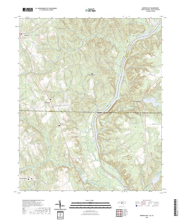 Morven East topographic map thumbnail