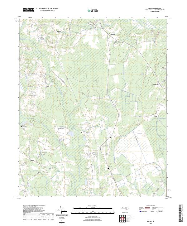 Nakina topographic map thumbnail