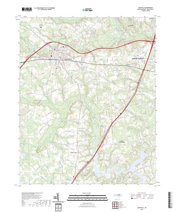 Nashville topographic map thumbnail