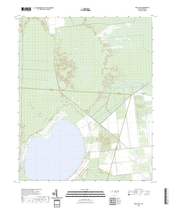 New Lake topographic map thumbnail