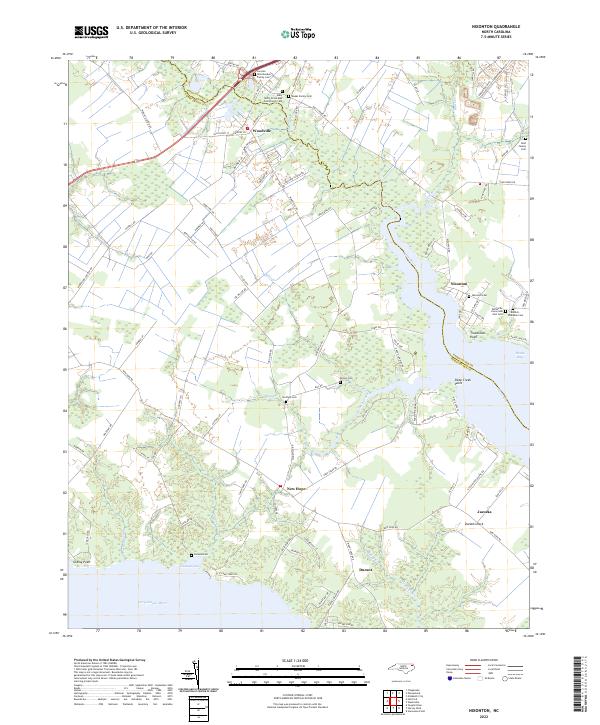 Nixonton 2022 topographic map thumbnail