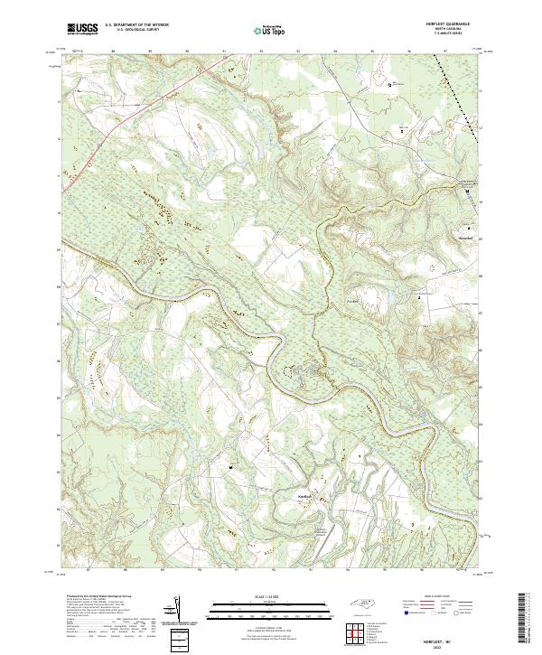 Norfleet 2022 topographic map thumbnail
