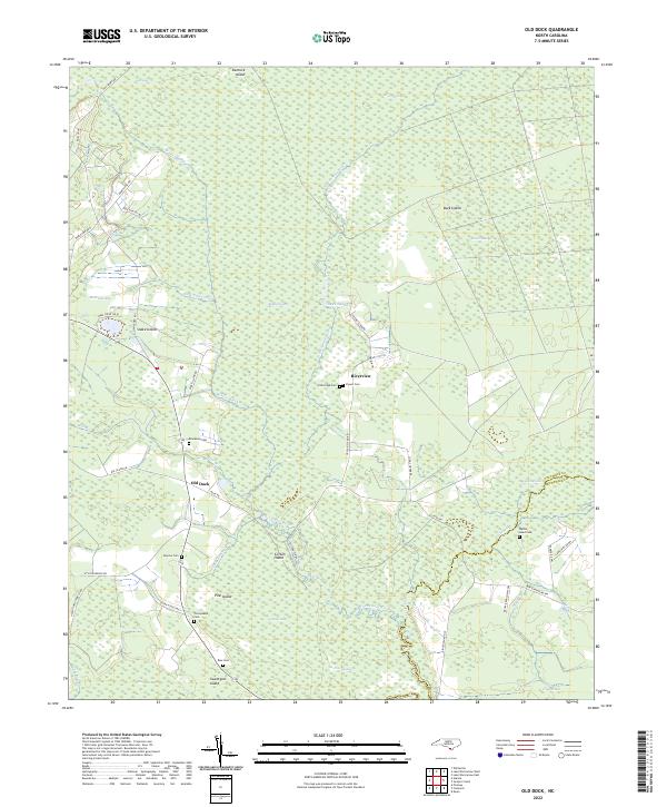 Old Dock 2022 topographic map thumbnail