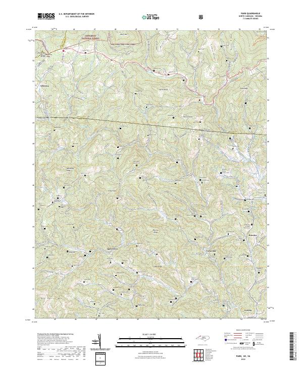 Park 2022 topographic map thumbnail