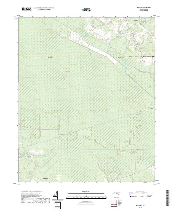 Pin Hook 2022 topographic map thumbnail