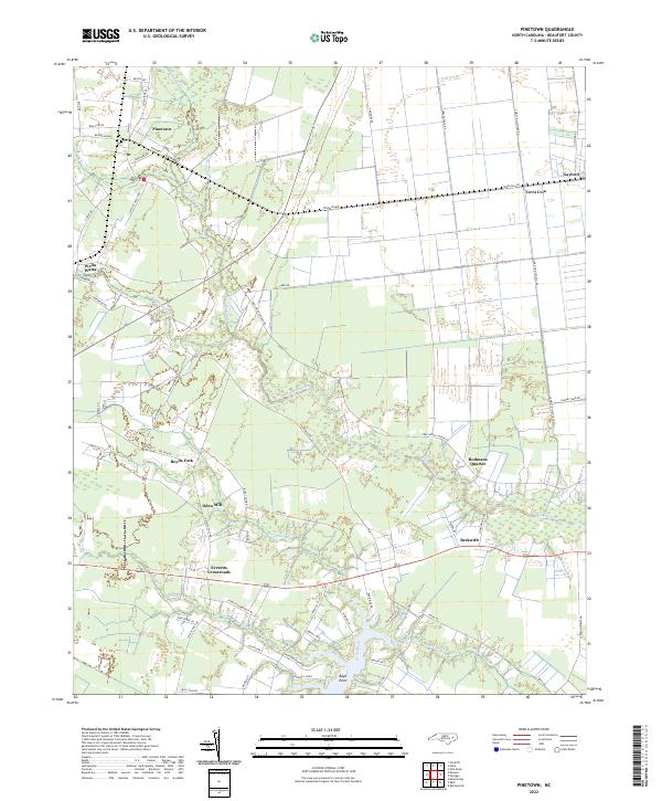 Pinetown topographic map thumbnail