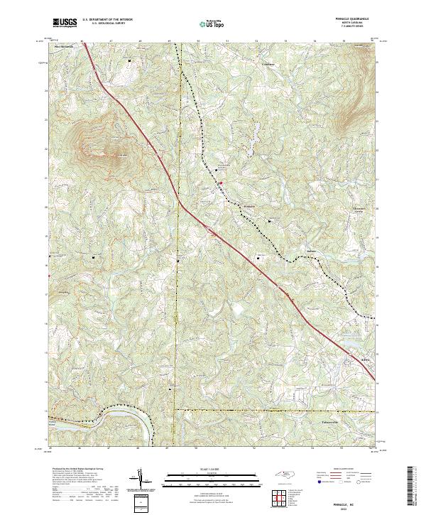 Pinnacle 2022 topographic map thumbnail