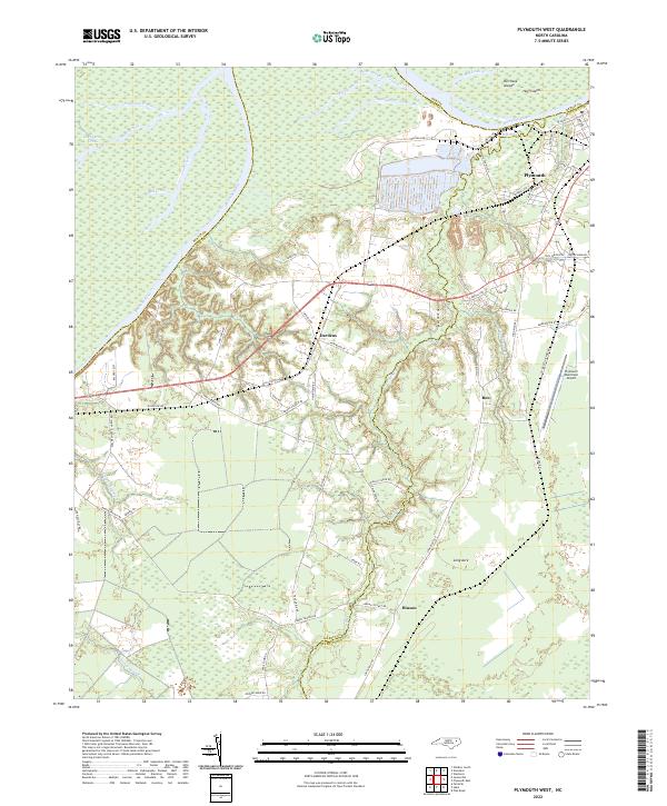 Plymouth West topographic map thumbnail