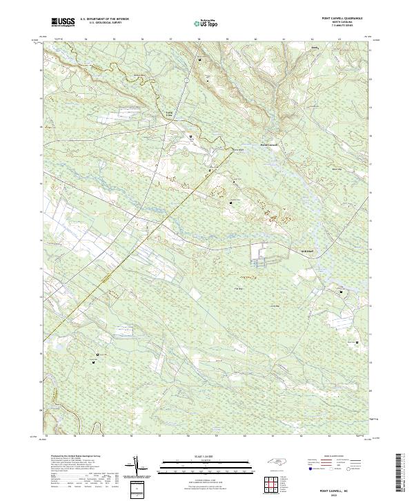 Point Caswell 2022 topographic map thumbnail