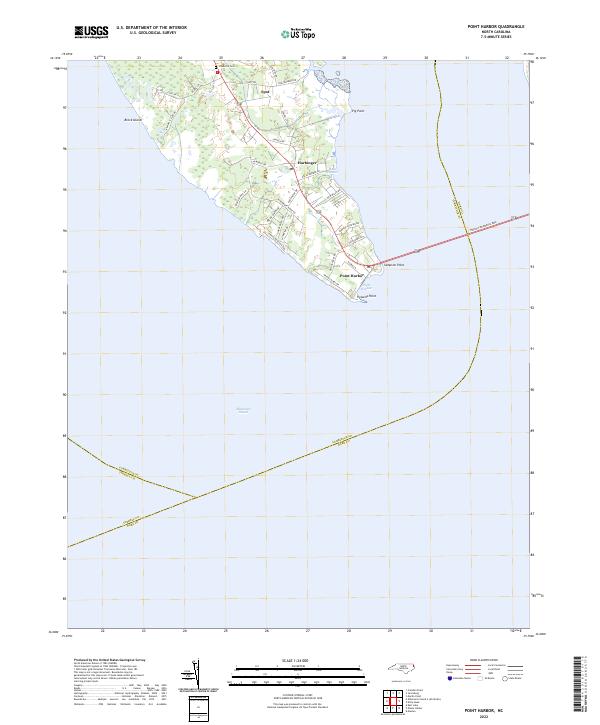 Point Harbor topographic map thumbnail