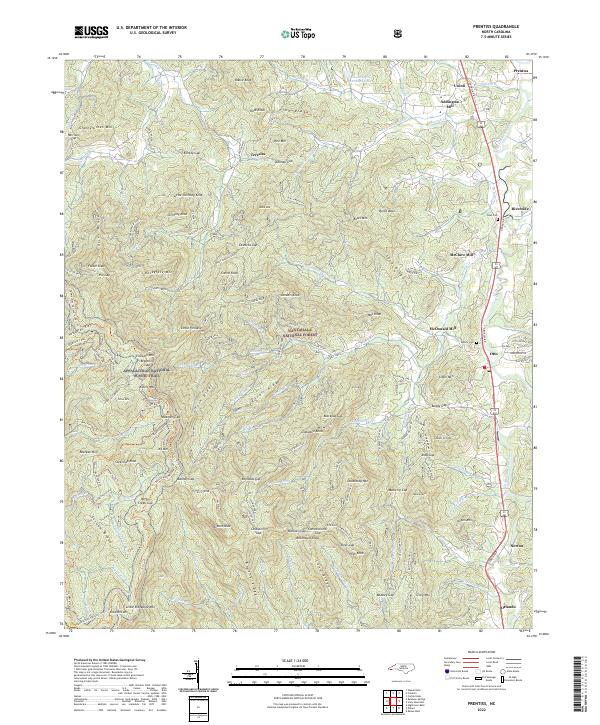 Prentiss topographic map thumbnail