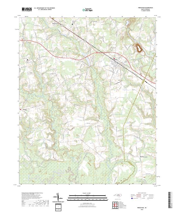 Princeton 2022 topographic map thumbnail