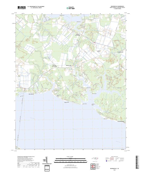 Ransomville topographic map thumbnail