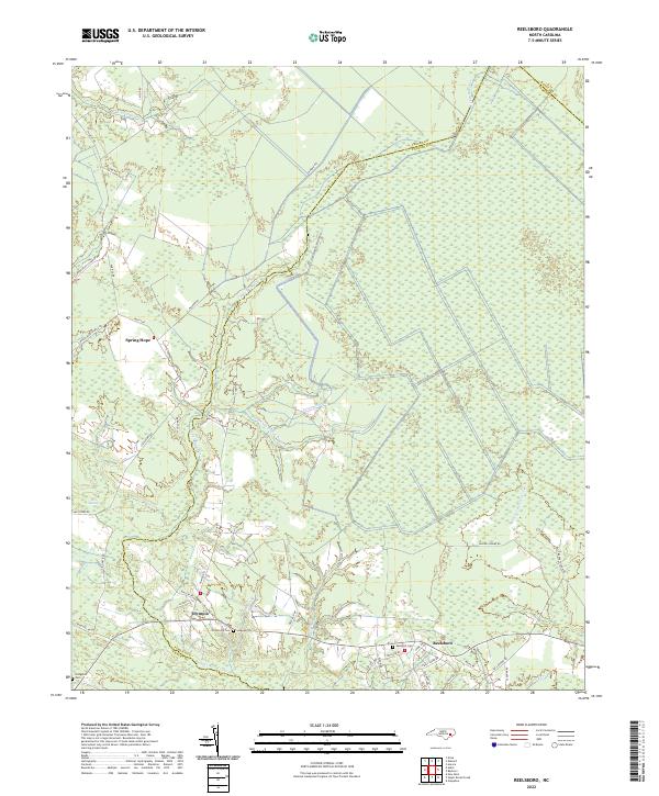 Reelsboro topographic map thumbnail
