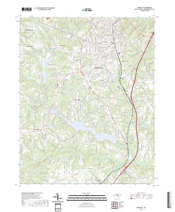 Reidsville topographic map thumbnail