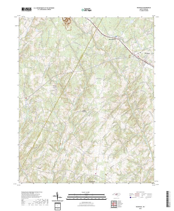 Richfield 2022 topographic map thumbnail