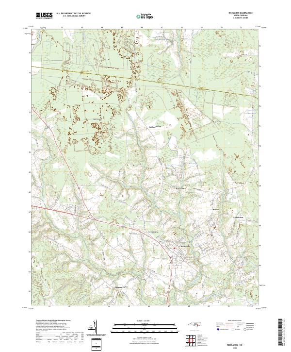 Richlands 2022 topographic map thumbnail