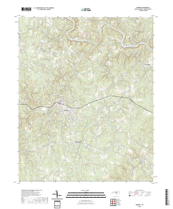 Robbins 2022 topographic map thumbnail