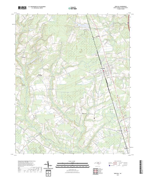 Rose Hill 2022 topographic map thumbnail