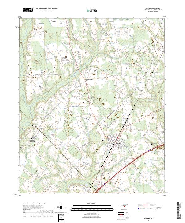 Rowland 2022 topographic map thumbnail