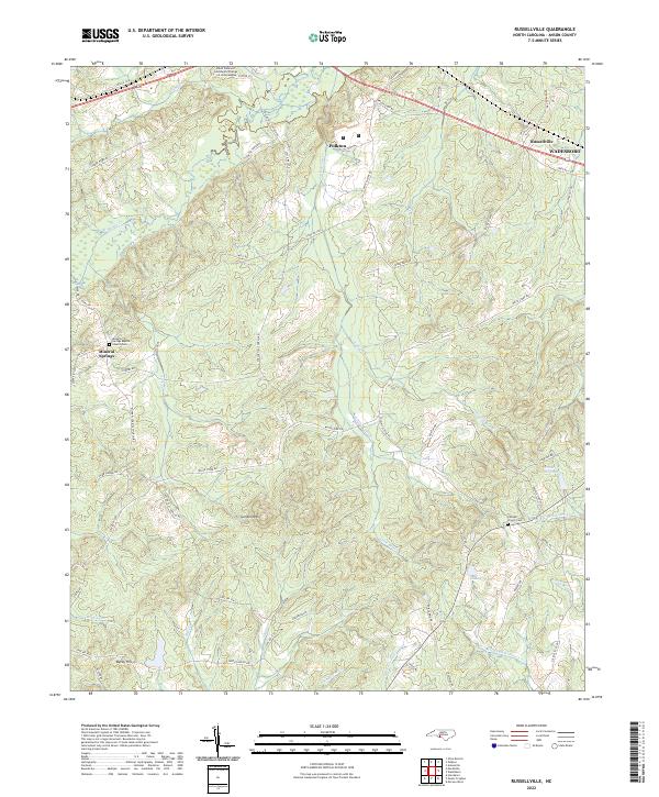 Russellville topographic map thumbnail