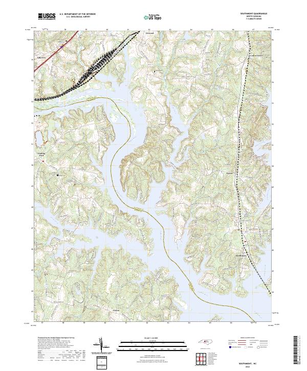 Southmont topographic map thumbnail