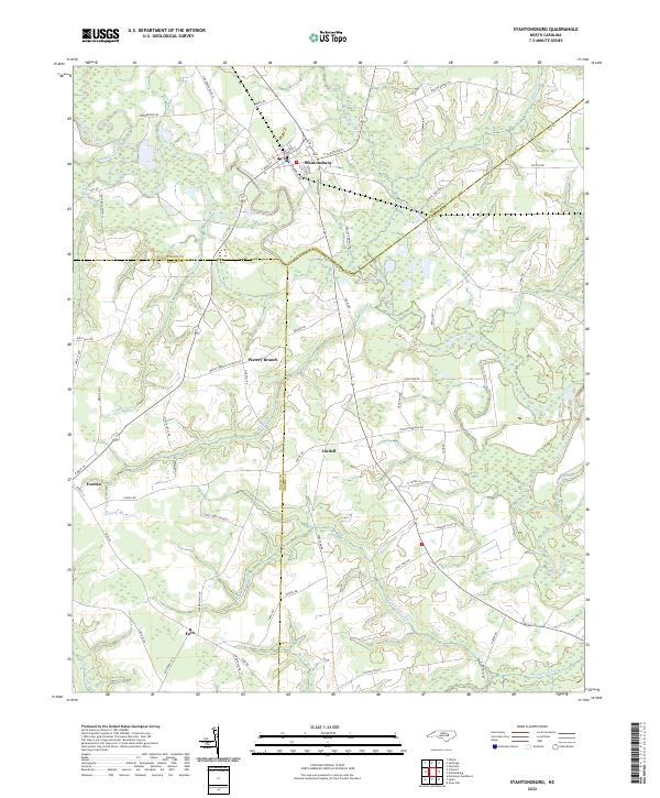 Stantonsburg 2022 topographic map thumbnail