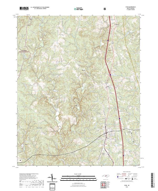Star 2022 topographic map thumbnail