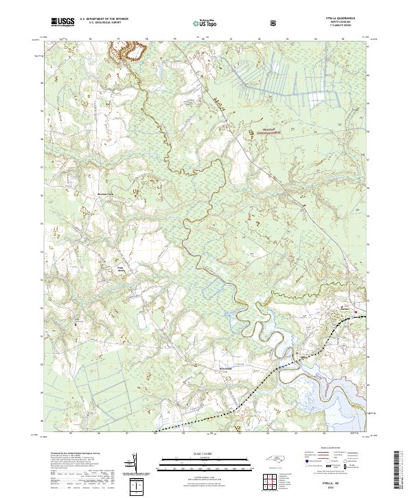 Stella 2022 topographic map thumbnail