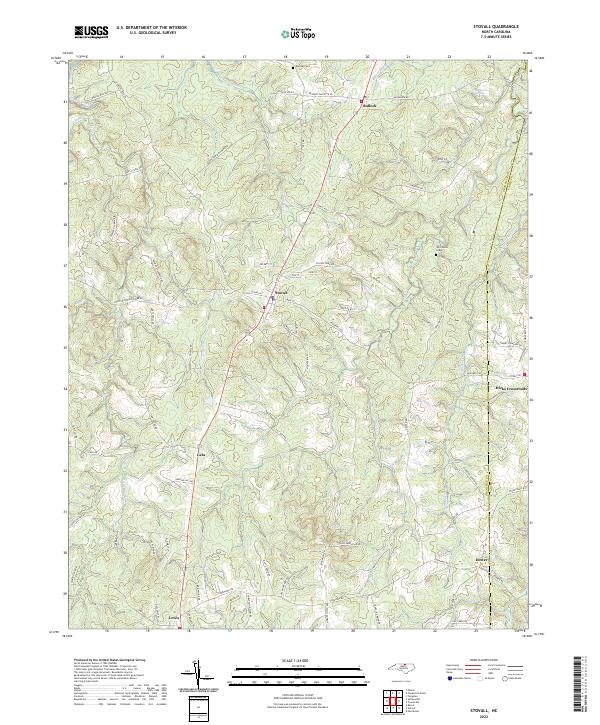 Stovall 2022 topographic map thumbnail