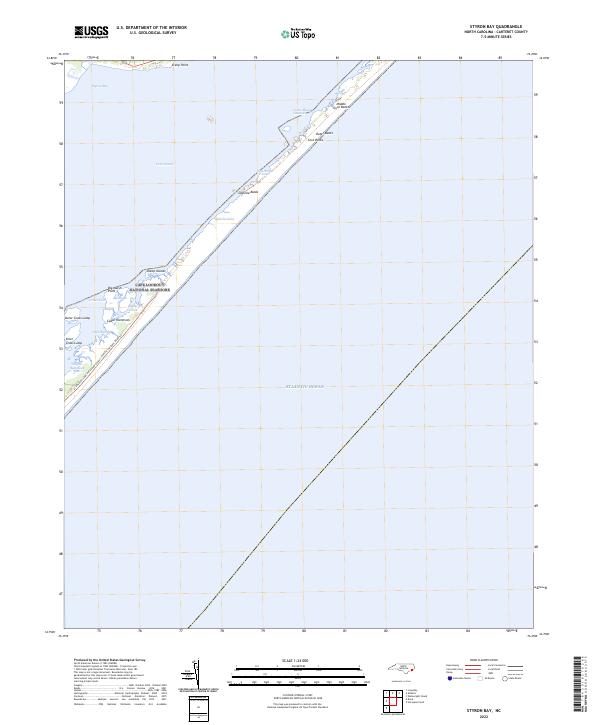 Styron Bay 2022 topographic map thumbnail
