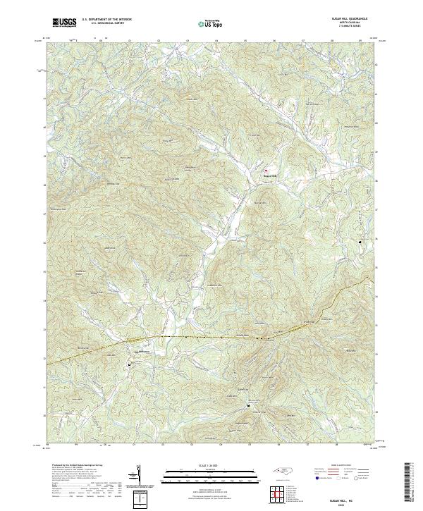 Sugar Hill topographic map thumbnail