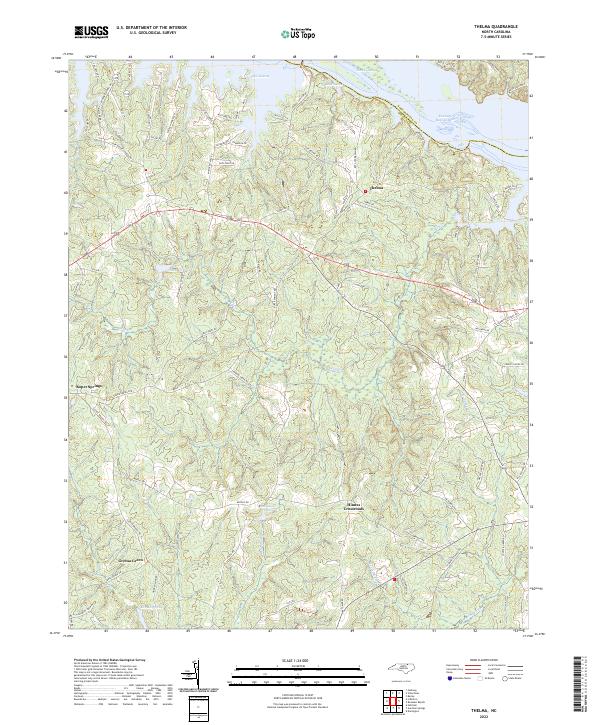 Thelma 2022 topographic map thumbnail