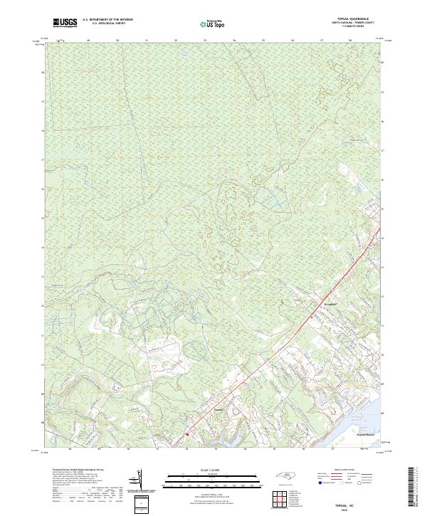 Topsail 2022 topographic map thumbnail