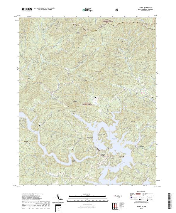 Unaka 2022 topographic map thumbnail