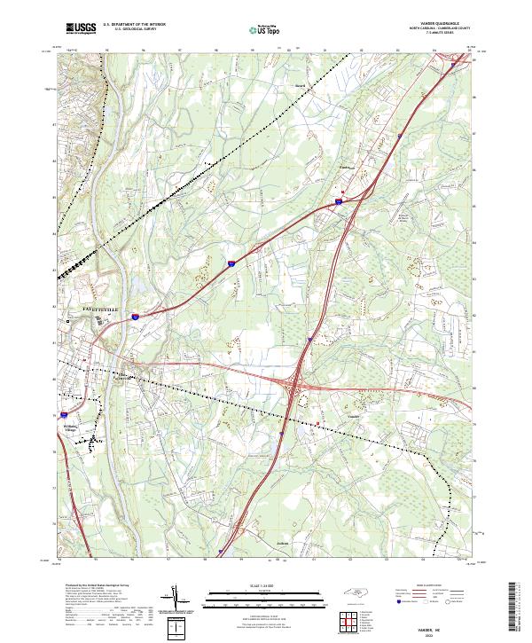 Vander 2022 topographic map thumbnail