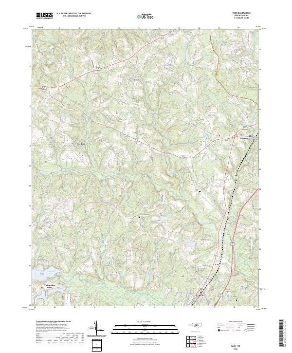 Vass 2022 topographic map thumbnail