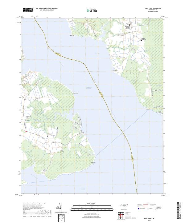 Wade Point topographic map thumbnail