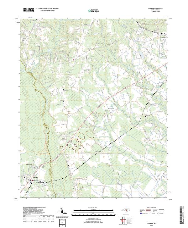 Wagram 2022 topographic map thumbnail