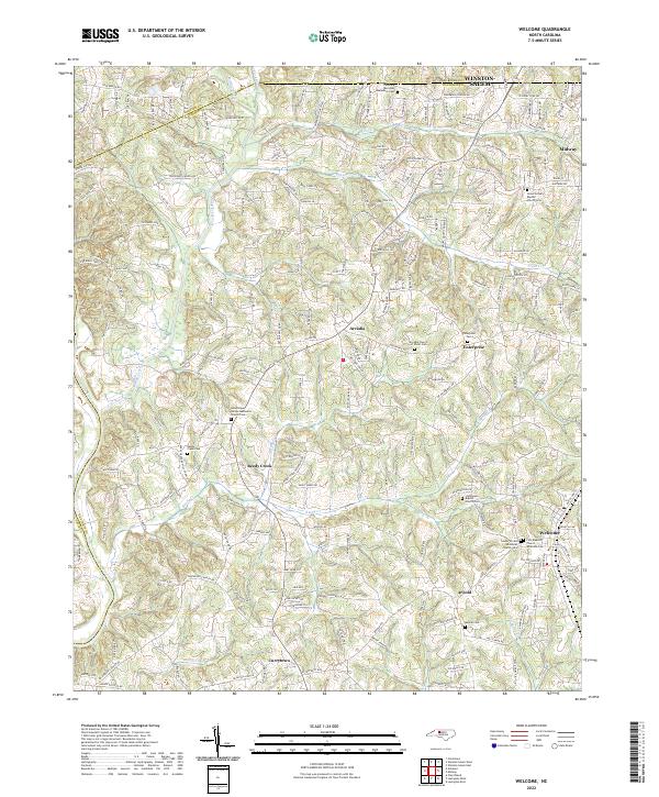 Welcome 2022 topographic map thumbnail