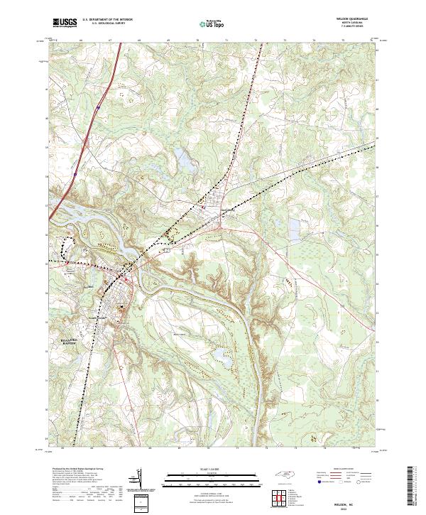 Weldon 2022 topographic map thumbnail
