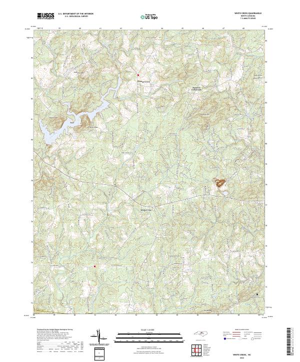 White Cross 2022 topographic map thumbnail