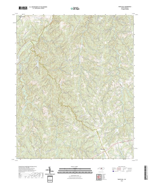 White Hill 2022 topographic map thumbnail